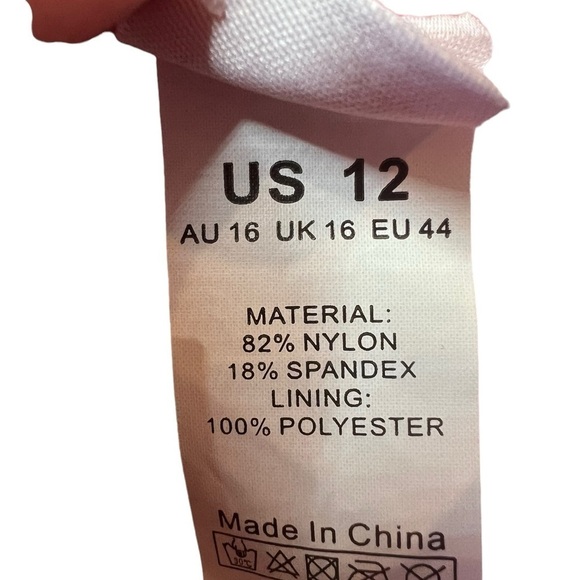 Hot Pink Twist-Front Tankini Swim Top Adjustable Straps Womens Size 12 NEW - Picture 7 of 10